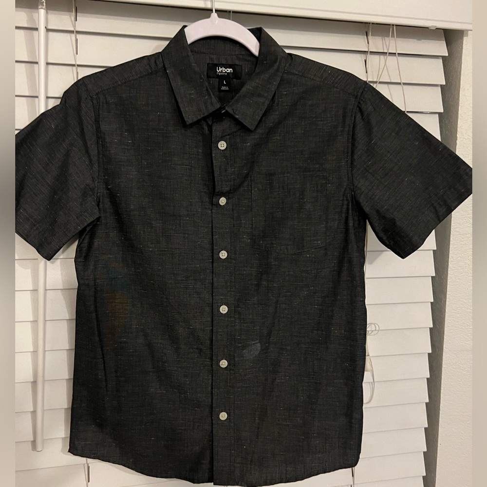 Urban Pipeline Boys Button Up Collar Shirt